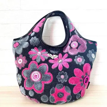 Think Bee! ANA 오리지널 베리니 백 꽃무늬 작은 토트