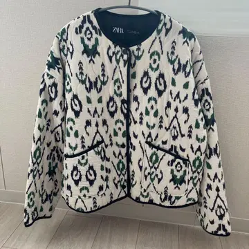 ZARA 노카라 퀼팅 자켓