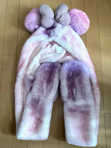 [ 익명 배송 ] 머플러 캡 미니 마우스 그라데이션 리본