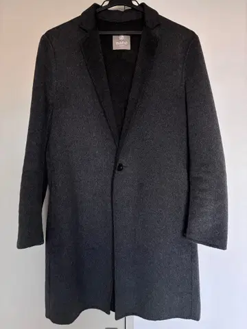 nano universe 나노 유니버스 체스터 코트 다크 그레이 S