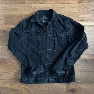 KURO 블랙 데님 자켓