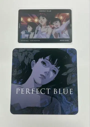영화 PERFECT BLUE 입장객 특전 코스터 클리어 카드