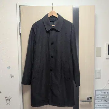 남성용 비즈니스 코트 다크 그레이