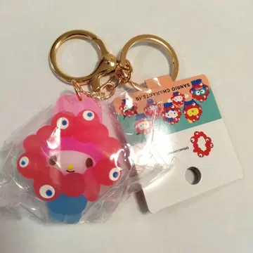 마이멜로디 미야쿠미야쿠 산리오 콜라보 클리어 컬러 키링