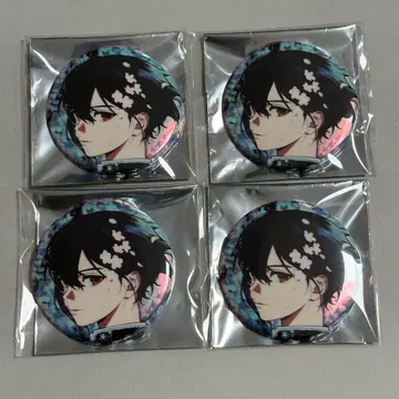 카제리 타유 첫 개인전 [여명창조] 비바렌 스바루 캔뱃지 4개 세트