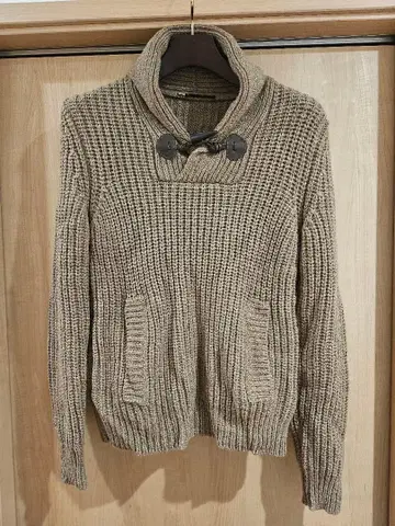 Dsquared 디스퀘어드 베이지 하이넥 니트 스웨터