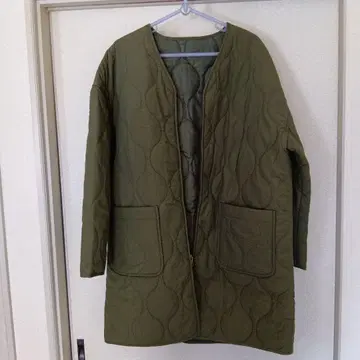 카키 퀼팅 자켓 로리즈팜