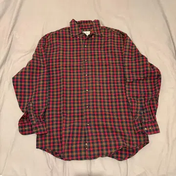 90s Eddie Bauer 체크 플란넬 셔츠