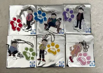 극장판 오소마츠 6쌍둥이 고양이전 아크릴 키링 스탠드 6쌍둥이 컴프 세트