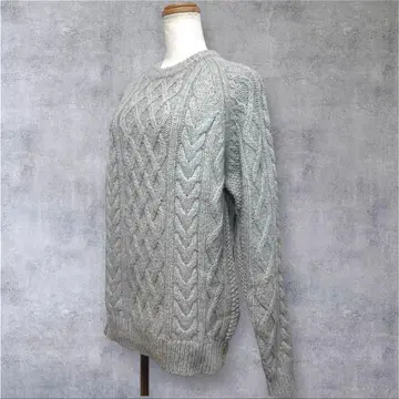 새상품급 어반 리서치 도어스 로우 게이지 아란 패턴 풀오버