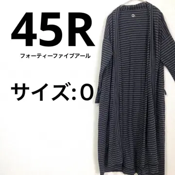 [새상품급] 45R 가디건 그레이 네이비 0(프리) 사이즈 벨트 없음