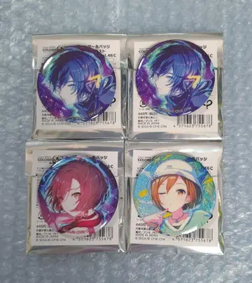 프로세카 그리 캔뱃지 글리터 캔뱃지 46c KAITO MEIKO