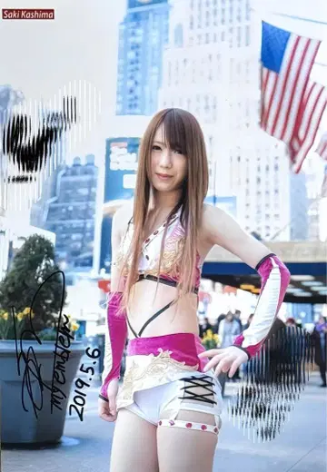 귀중 STARDOM 스타덤 카시마 사키 포트레이트 2 미국 원정