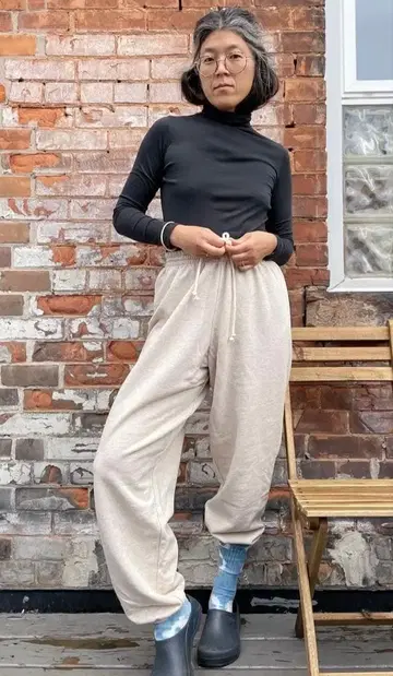 Ana+zac 코튼 터틀넥 컷소