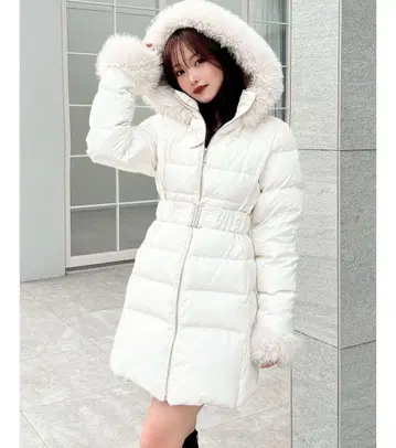 RESEXXY 후드 부착 다운 코트 M