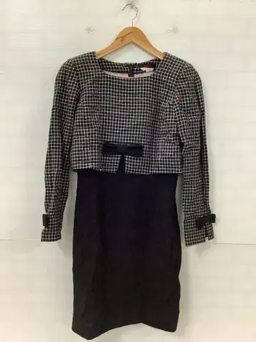 11.27 A132P 그랑 야마키 롱 원피스 블랙 리본 40 절개