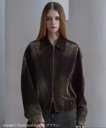 [ CLEL ] 앤티크 디자인 코듀로이 블루종 남성용