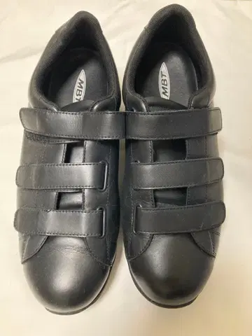 MBT 가죽 스니커즈 43 블랙 벨크로