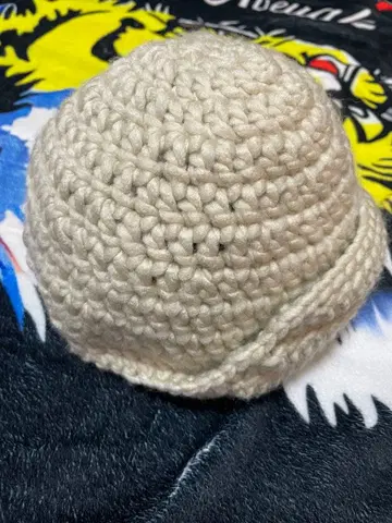 아이보리 니트 니트 모자 여성용