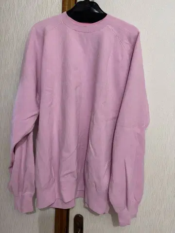 핑크 크루넥 맨투맨 Made in Japan