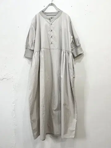 Y169)NARU  핸드벨 원피스 그레이