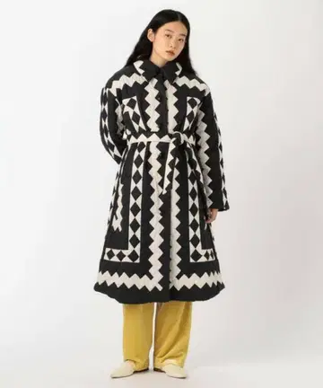 SEA NEW YORK HELENA 퀼팅 롱 코트