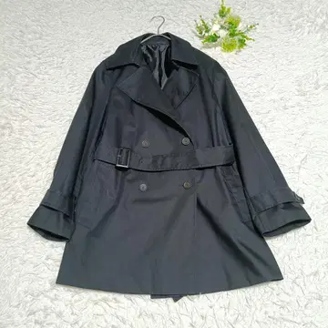 유니클로/UNIQLO/트렌치코트/XL/블랙/비즈니스/취업활동