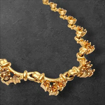 새상품급 니나리치 큐빅 골드 목걸이