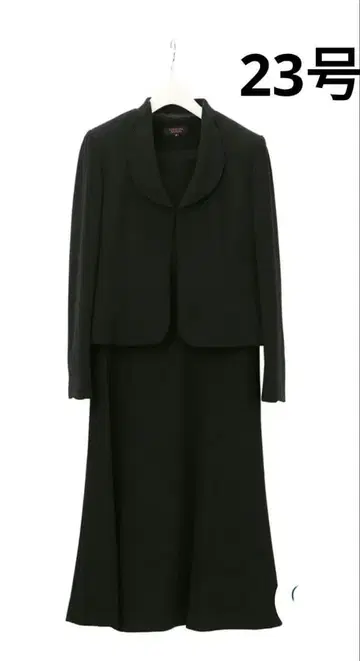 블랙 포멀 빅 사이즈 23호 자켓과 원피스 세트