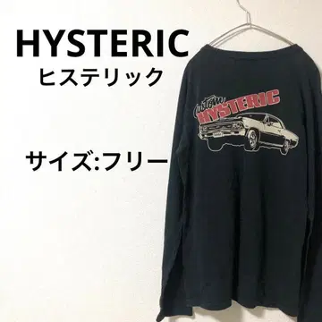 새상품급 HYSTERIC T셔츠 블랙 프리 사이즈