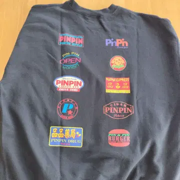 기괴괴괴 뇌도둑 PIN PIN 맨투맨 XL 블랙