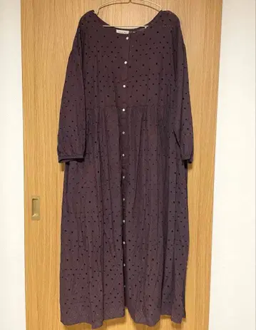 새상품 사만사 모스모스 SM2 총 자수 원피스 롱 원피스 브라운