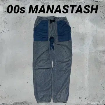 00s MANASTASH 그레이 조거 팬츠 포켓 아웃도어 M 사이즈
