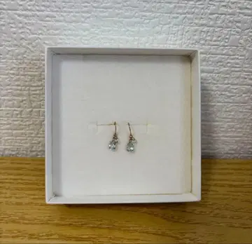 BLOOM 스카이블루 드롭형 귀걸이