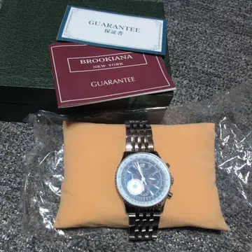 BROOKIANA 크로노그래프 시계 실버