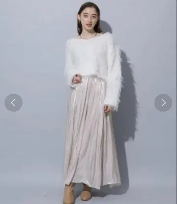 Rirandture 샤이니 새틴 스커트