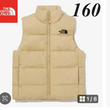 THE NORTH FACE 베이지 충전솜 베스트 키즈 160