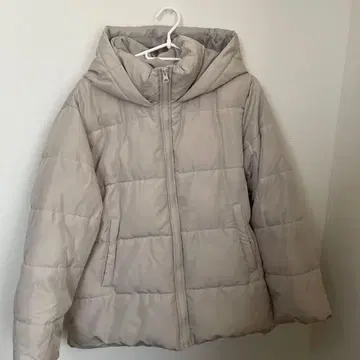 38 후드 부착 다운 자켓 M