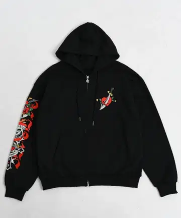 [ A'GEM/9 ] Ed Hardy 컬러 엔젤 ZIP 후드티