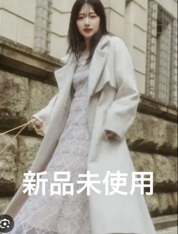 dazzlin 2WAY 레이디 코트 아이보리 S