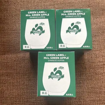 GREEN LABEL x Mrs. GREEN APPLE 3개 세트