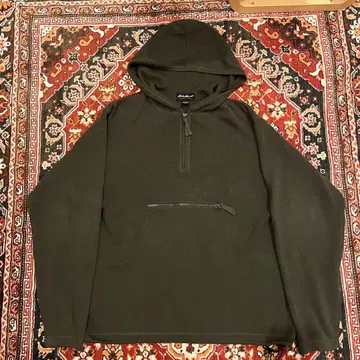 00s eddie bauer 아노락 코튼 니트 후드티