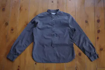 마가렛호웰 코튼 긴팔 셔츠 다크 브라운 사이즈 I