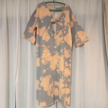 새상품 미사용 freada 블리치 쭈리 리본 원피스 그레이 F 사이즈