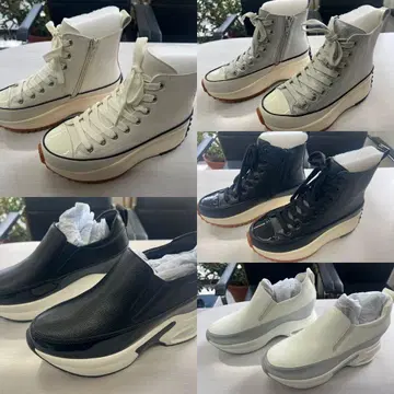 낱개 판매 가능 누벨 보 통굽 하이컷 스니커즈