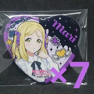 러브 라이브! 선샤인!! 오하라 마리 하트 캔뱃지 7개 카드 포함