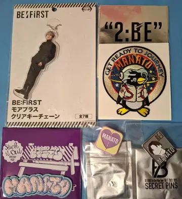 BE:FIRST MANATO 굿즈 세트 아크릴 키링 와펜 핀 배지