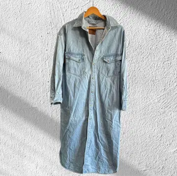 스픽 앤 스팬 메가 라인 웨스턴 데님 원피스 38 M