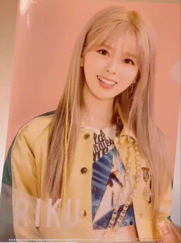 완판템 미사용 NiziU A4 클리어 파일 리쿠