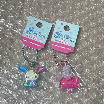 통통한 푸치 볼체인 산리오 마론크림 우사하나